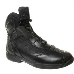 Bates Mens Beltline Black Motorcycle Boots