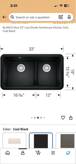 Blanco  farmhouse sink