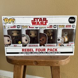 Rebel Four Pack Funko Pops