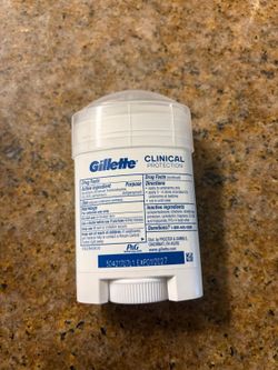 New Gillette Deodorant