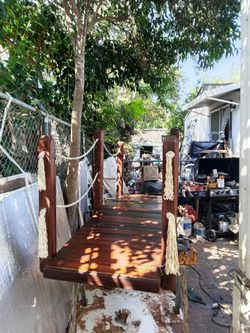 Custom Wooden Garden Bridges