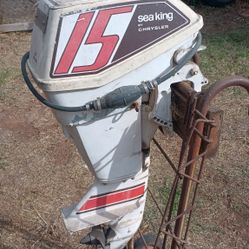 Vintage 1983 Chrysler Montgomery Ward Sea King 15hp Outboard Motor Parting Out 