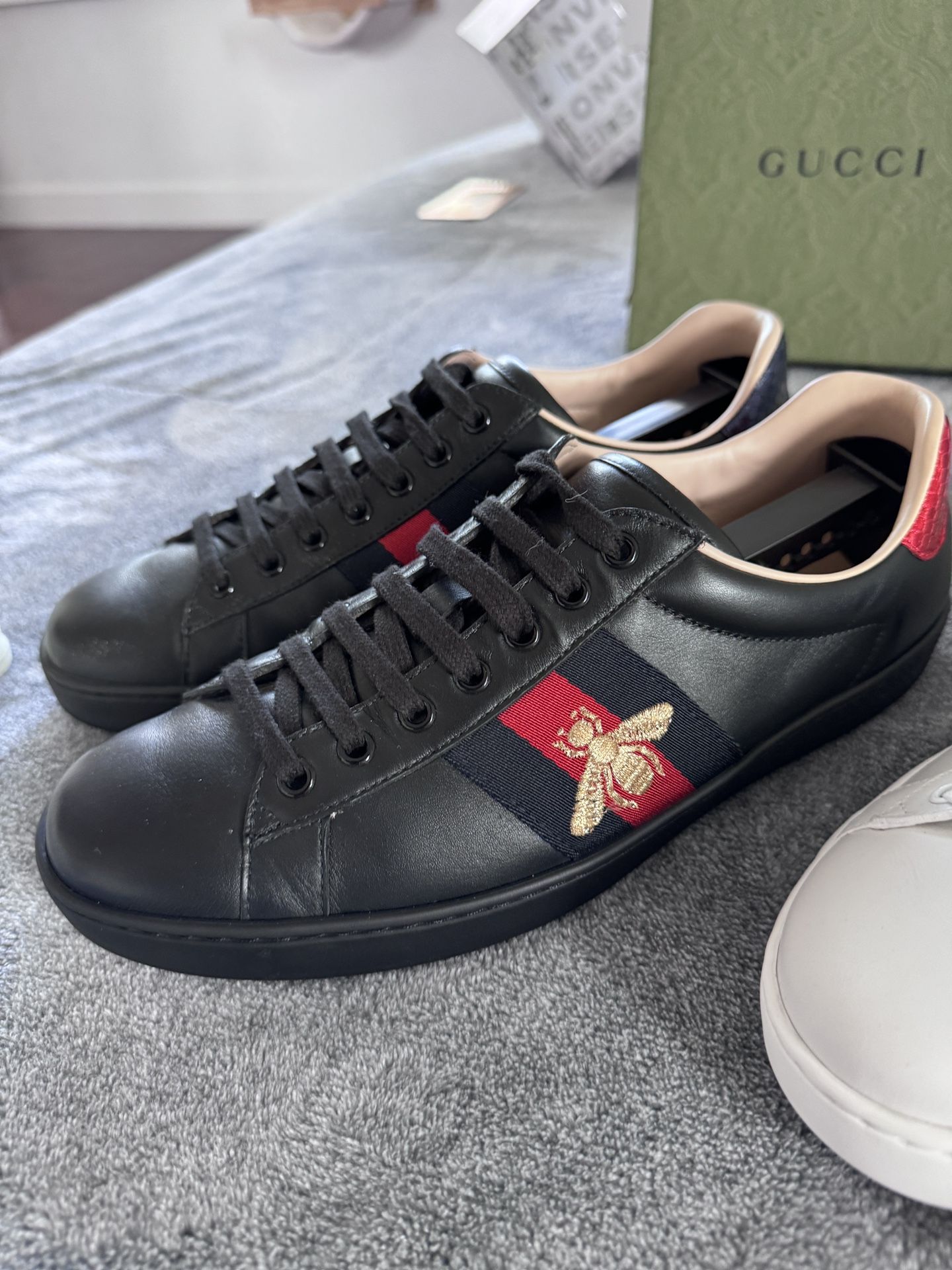 Gucci Ace Sneakers Leather Brand New Authentic Size 9 