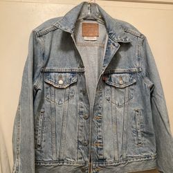 Levi Premium Men Big E Jacket Button Up Size Small 