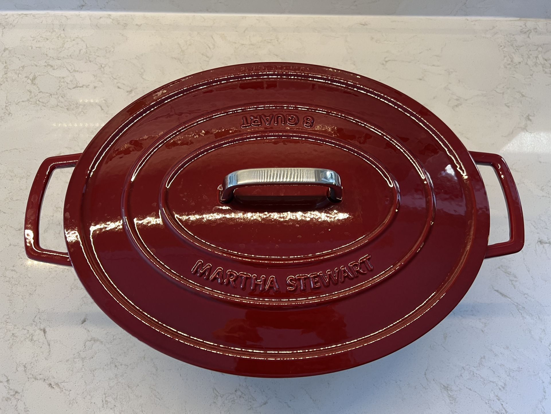 MARTHA STEWART QUARTZ CAST IRON DUTCH OVEN