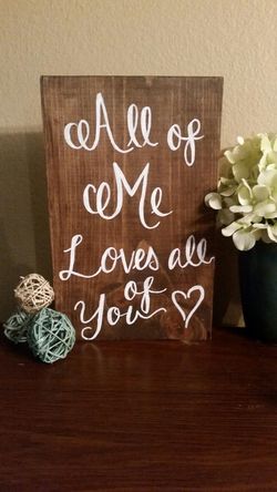 Custom made wood signs