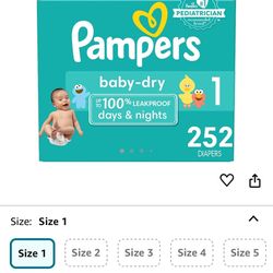 Papers “Baby dry” Size 1