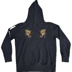 Huf Men’s Size XL Hoodie Embroidered Dragon Sweatshirt Streetwear Skate