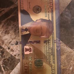 100$ Bill Trump Note