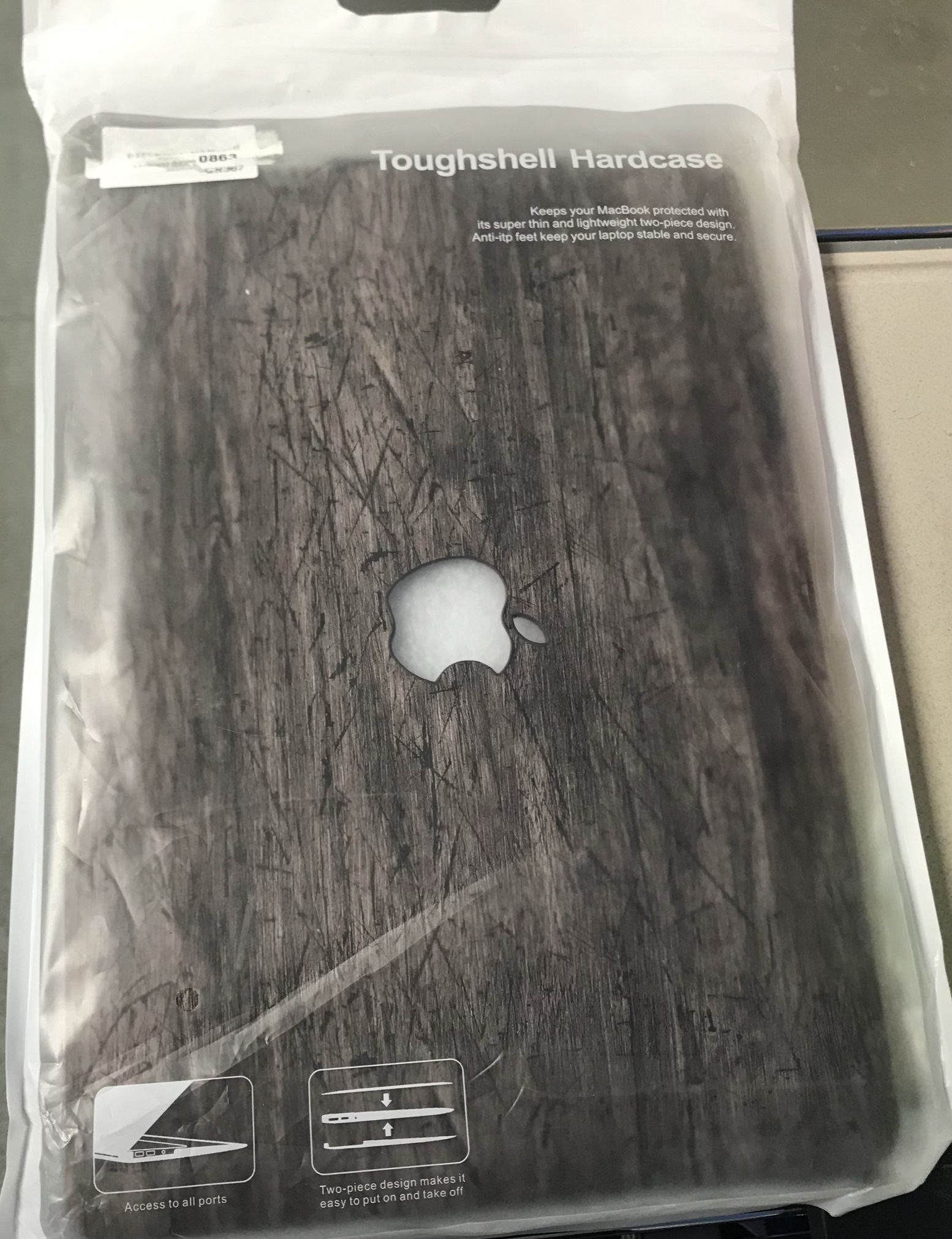 Tough shell hard case for apple mac
