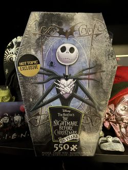 The Nightmare Before Christmas 25 Years Jack Skellington Puzzle