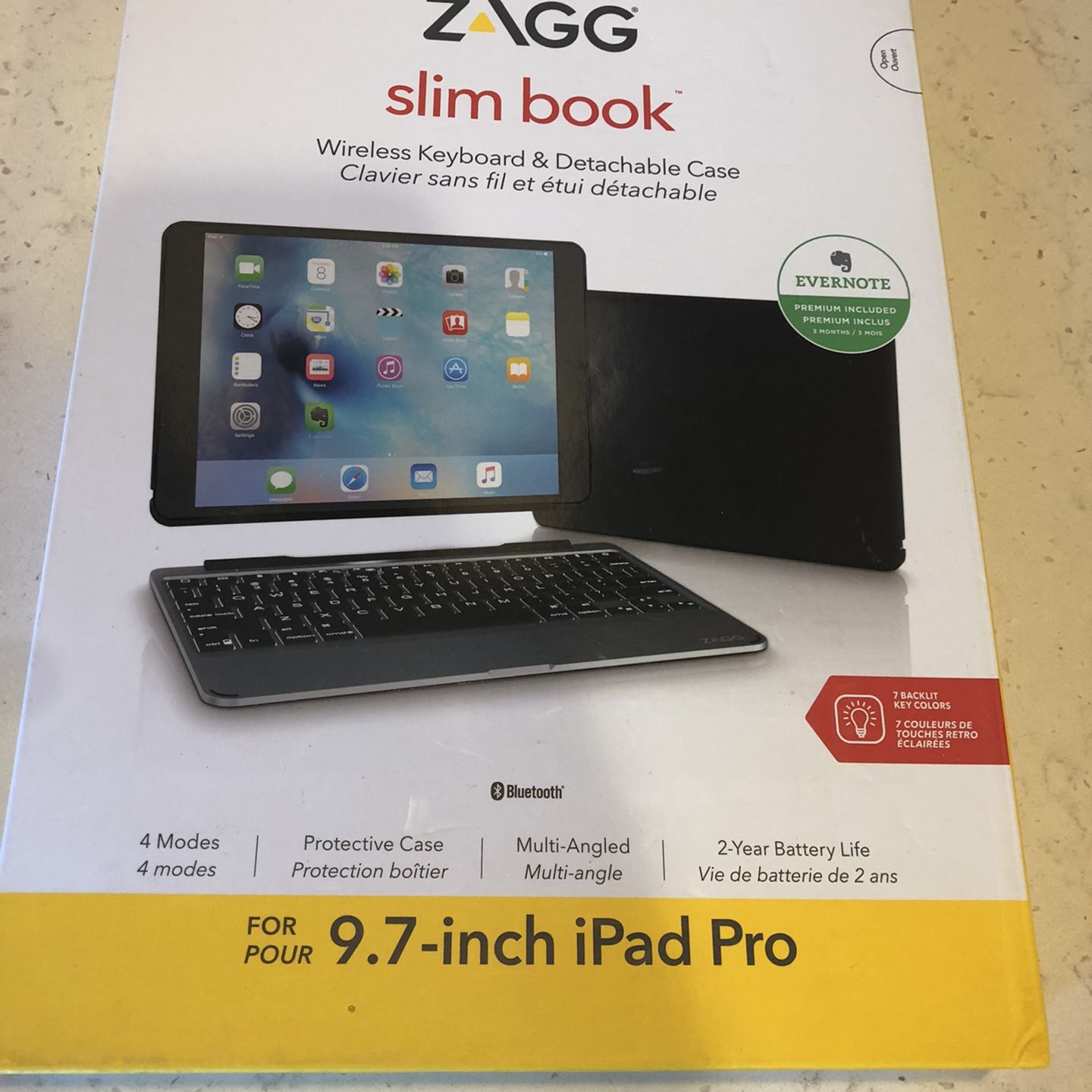 Zag Slim Book 9.7-inch iPad Pro Wireless Keyboard (NEW)
