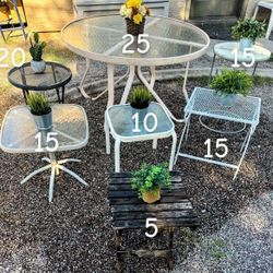 Outdoor Patio Tables 