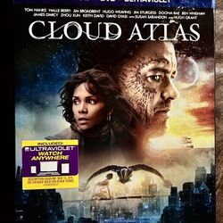 CLOUD ATLAS New/Sealed DVD Tom Hanks & Halle Berry SCI FI, MYSTERY, ROMANCE