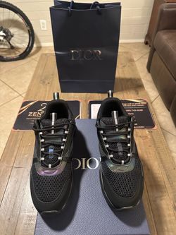 Dior b22 black reflective size 8-9-10-11-12 available new with box and bag