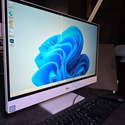 Dell. Inspiron 24-inch all-in-one TouchScreen PC, windows 11 - $240