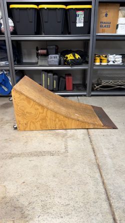 Wooden Ramp - BMX, Skateboard, Scooter