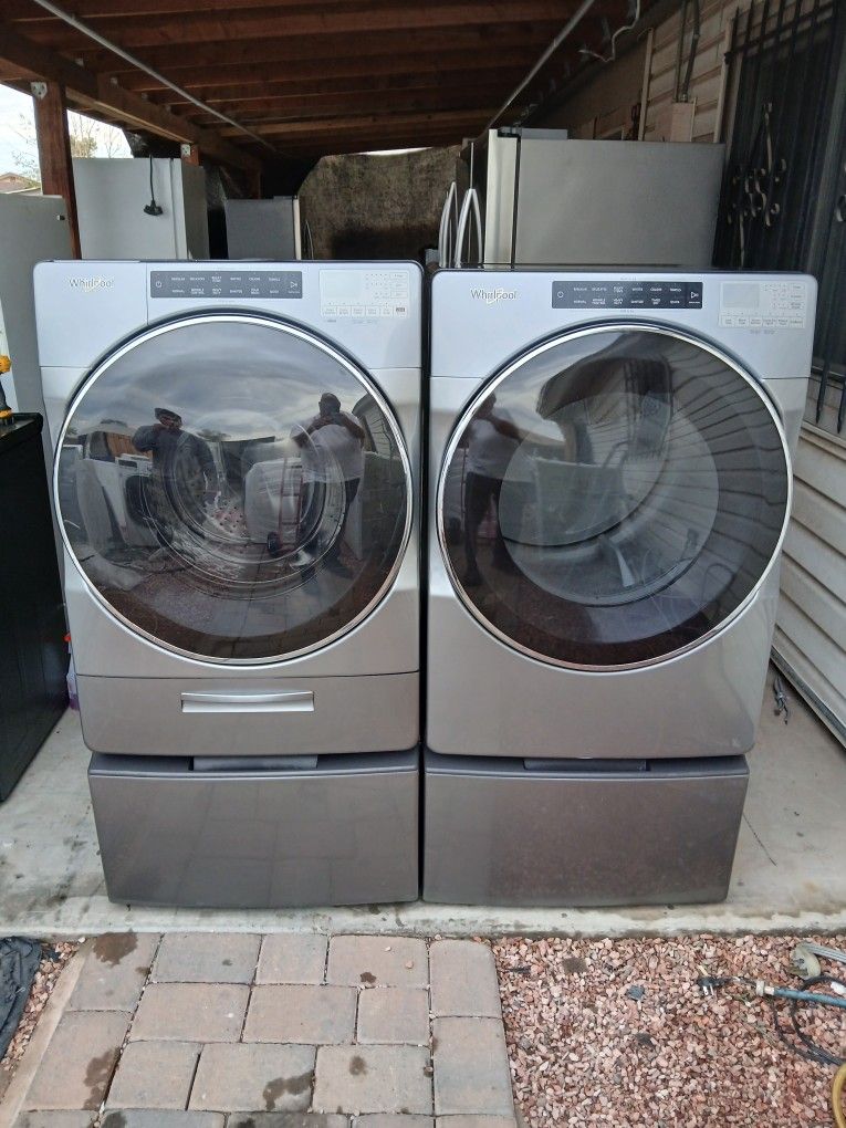 Whirlpool Front Load Washer And Electric Dryer