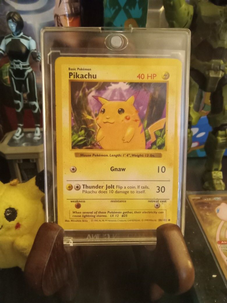 1995 Shadowless Red Cheeks Pikachu