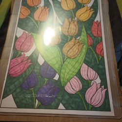 Tulip Color Picture Frame 