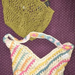 Beach-Net Knitted Shoulder/Messenger Bags/Purses $60