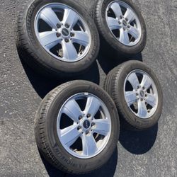 4 - 175/65r15 5x112 5x4.41 Stock Mini Cooper Mercedes C280 Vw Passat Jetta Golf Audi Wheels Rims Good 80% Treads Tires !!!!