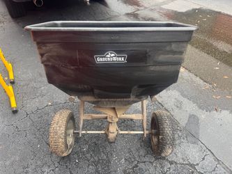 GroundWork 200 Lb. Capacity Tow Behind Broadcast Spreader