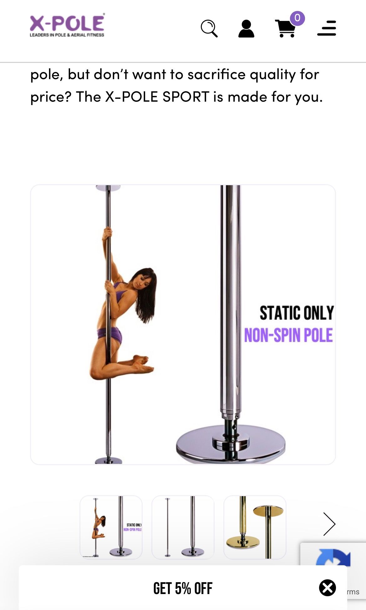 X-pole Stripper Pole Portable