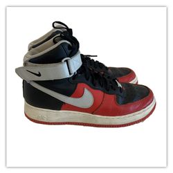 Men's Nike Air Force 1 High '07 LV8 EMB Blk/Grey Fog-Chile Red-Sail (DC8870  001) for Sale in Mesa, AZ - OfferUp
