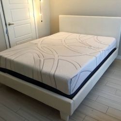 Bed Frame Full Size And Full Mattress New 