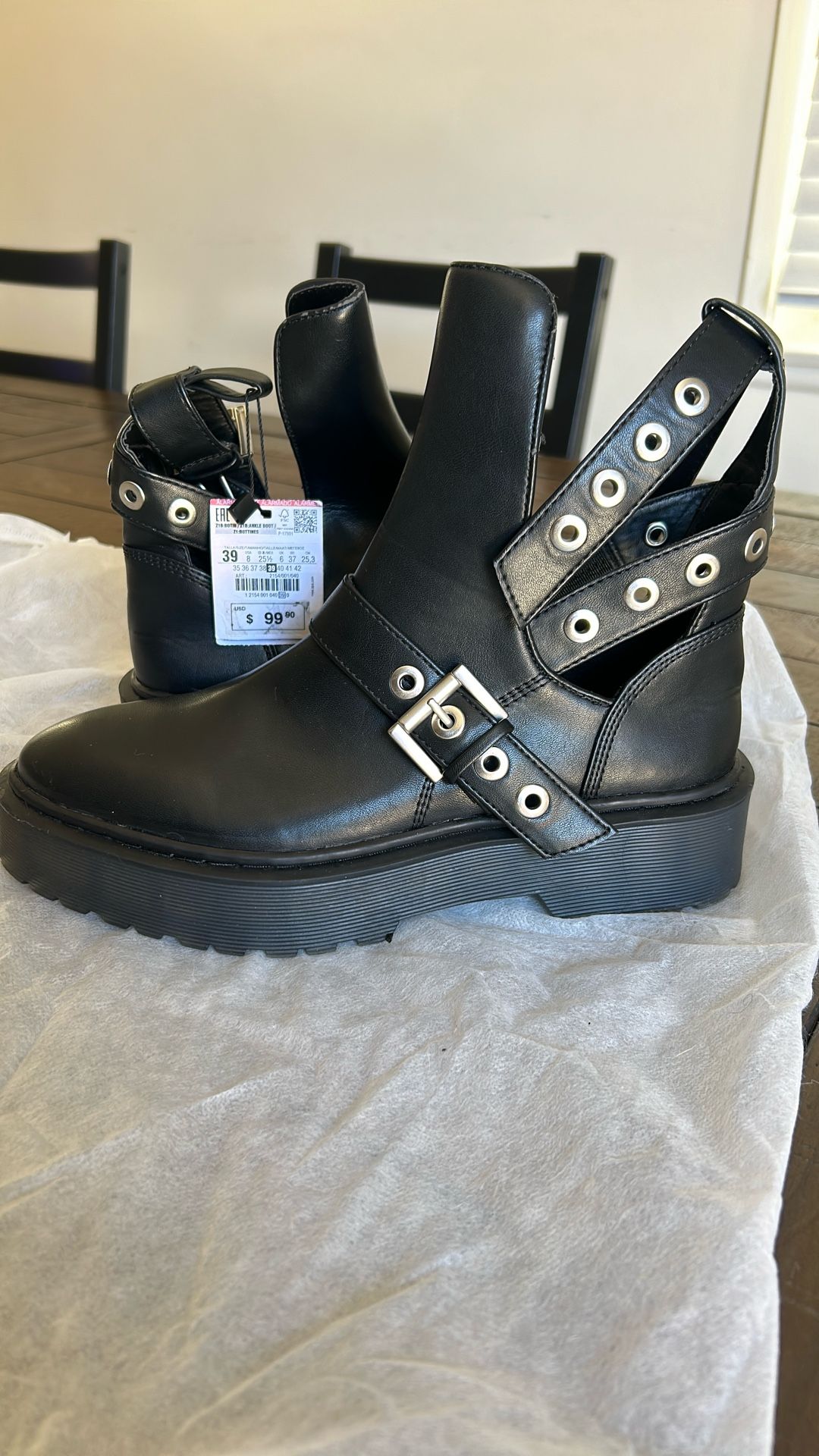 Zara Women Shoes Black Boots