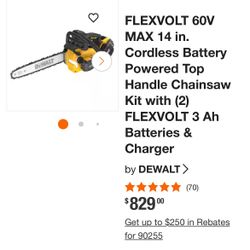 Dewalt Chainsaw 