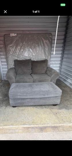 Loveseat and couch