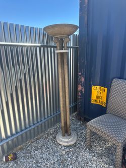 ETRUSCAN REVIVAL 3 Lions Vintage Floor Lamp Travertine ~ CAN DELIVER!!!