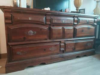 Vintage Wooden Dresser