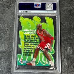 1996 SKYBOX Z-FORCE BIG MEN ON COURT #4 MICHAEL JORDAN BIG MEN ON COURT NM 7