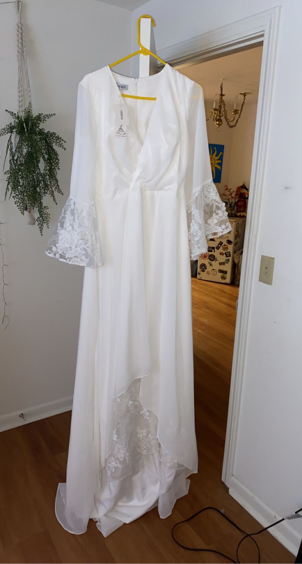 Hebeos Long Sleeve Wedding Dress