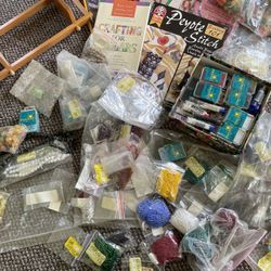 Jewelry Beads And Books Huge Lot New