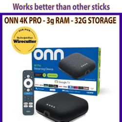 3g RAM ONN pro Google TV,  Best Box For Your TV Entertainment Now