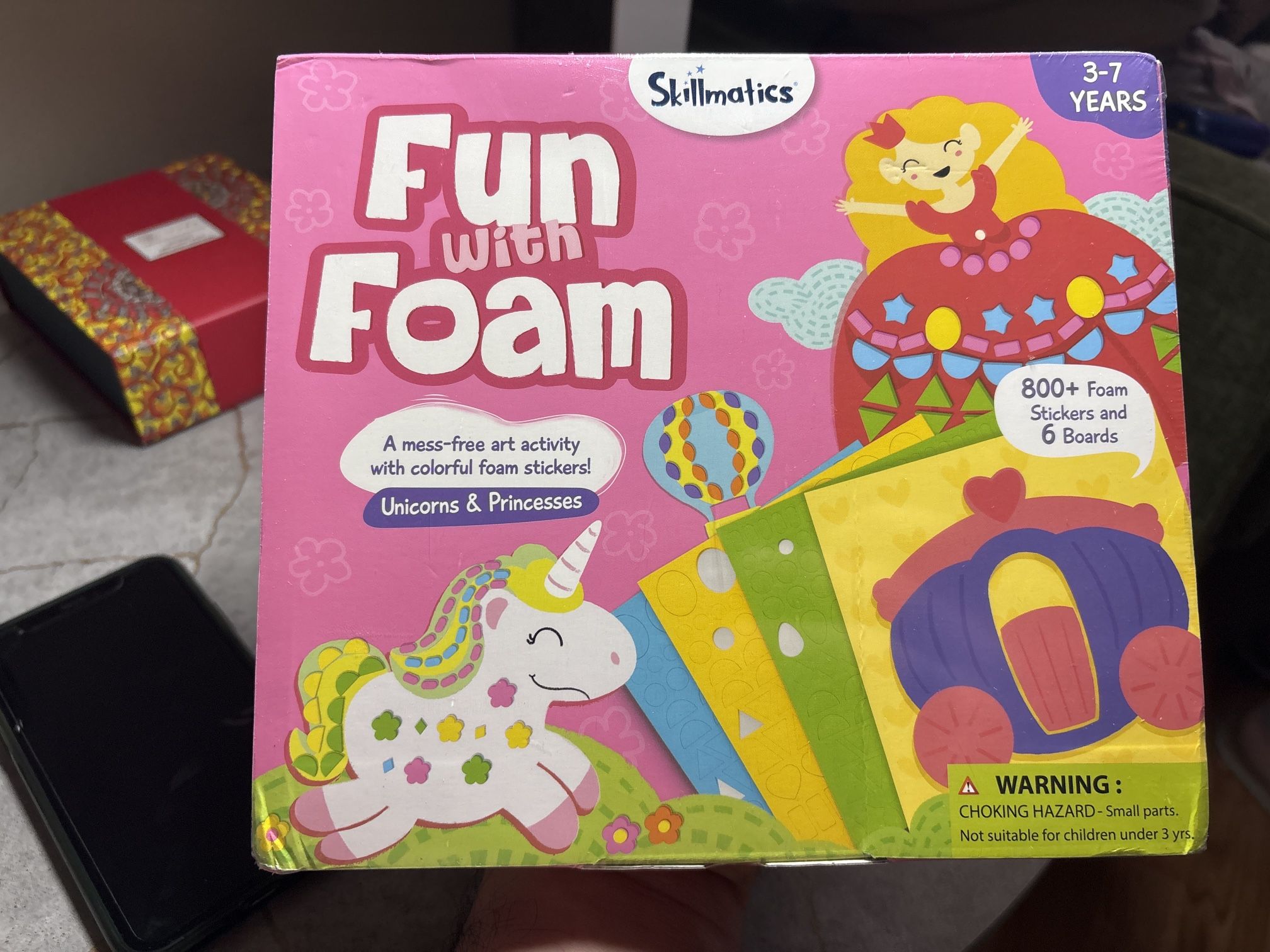 Skillmatics Fun with Foam – Unicorns & Princesses (New, 800+ Stickers)