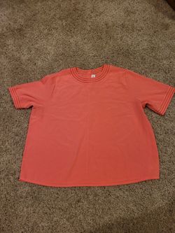 Womens  20 Yves St Claire orange blouse Lot D