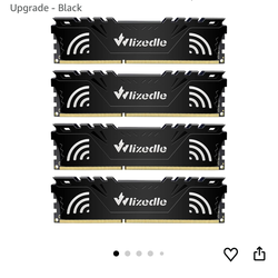 Wlizedle DDR3 32GB (4x8GB) 1600MHz UDIMM Non-ECC Unbuffered Desktop RAM Kit