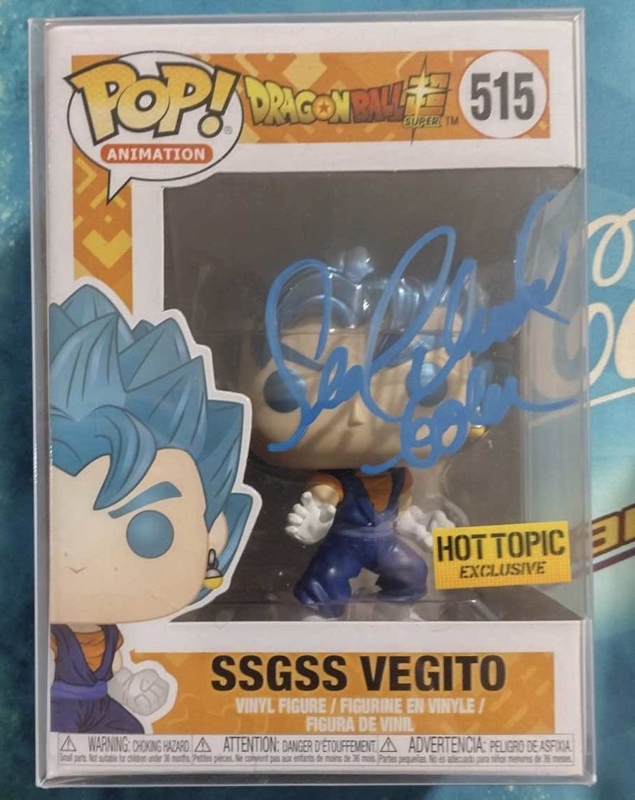 Signed Vegito Blue Funko Pop