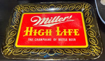 50’s miller high life tip tray