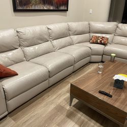 Sectional Leather Couch 