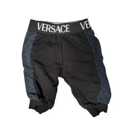 Versace boys black cotton joggers