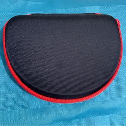 Red and Black Hard Case for Headphones