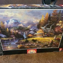4000 Pc. Educa (Mountain Hideaway) Scenic Jigsaw Puzzle  - Sealed Pieces 