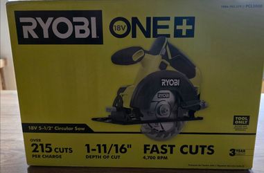 Ryobi 18V ONE+ 5-1/2" Circular Saw PCL500B