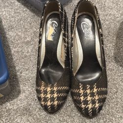 Candies High Heels Plaid 